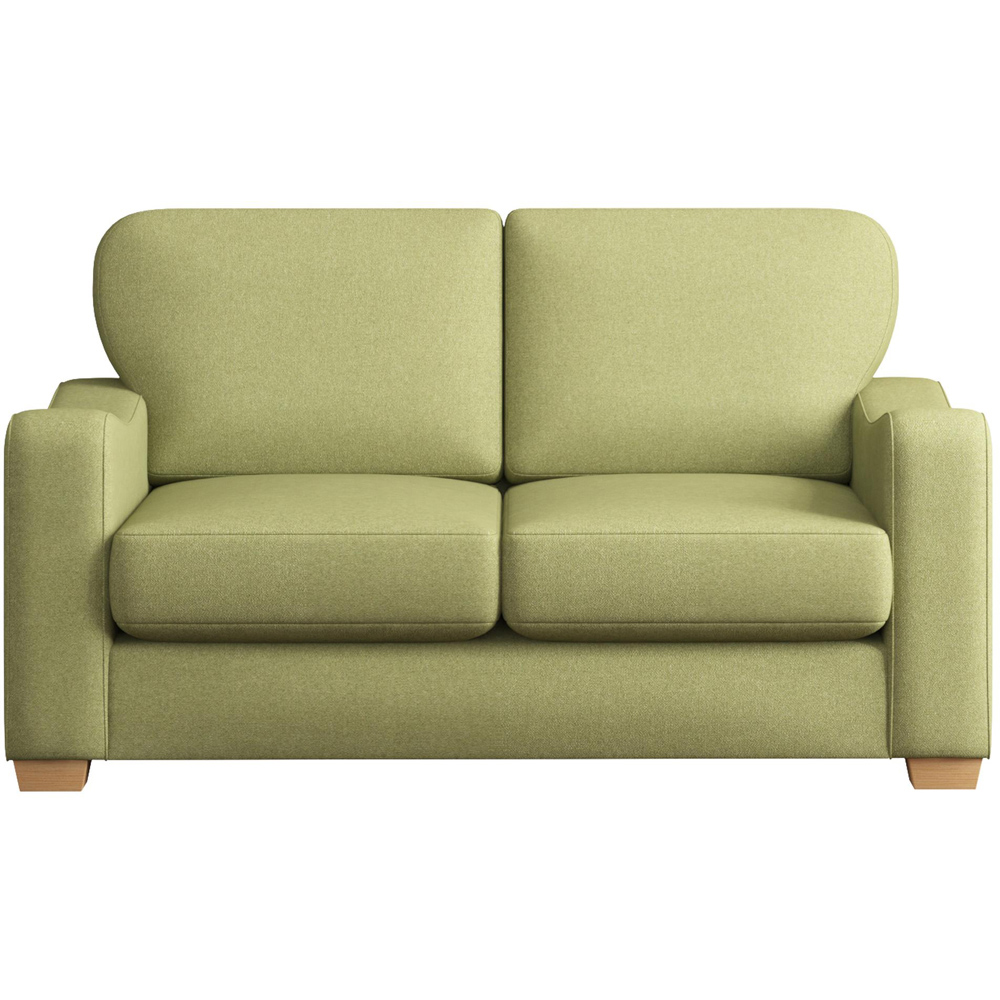 Theadford 2 Seater Olive Venice Fixed Back Sofa Image 2