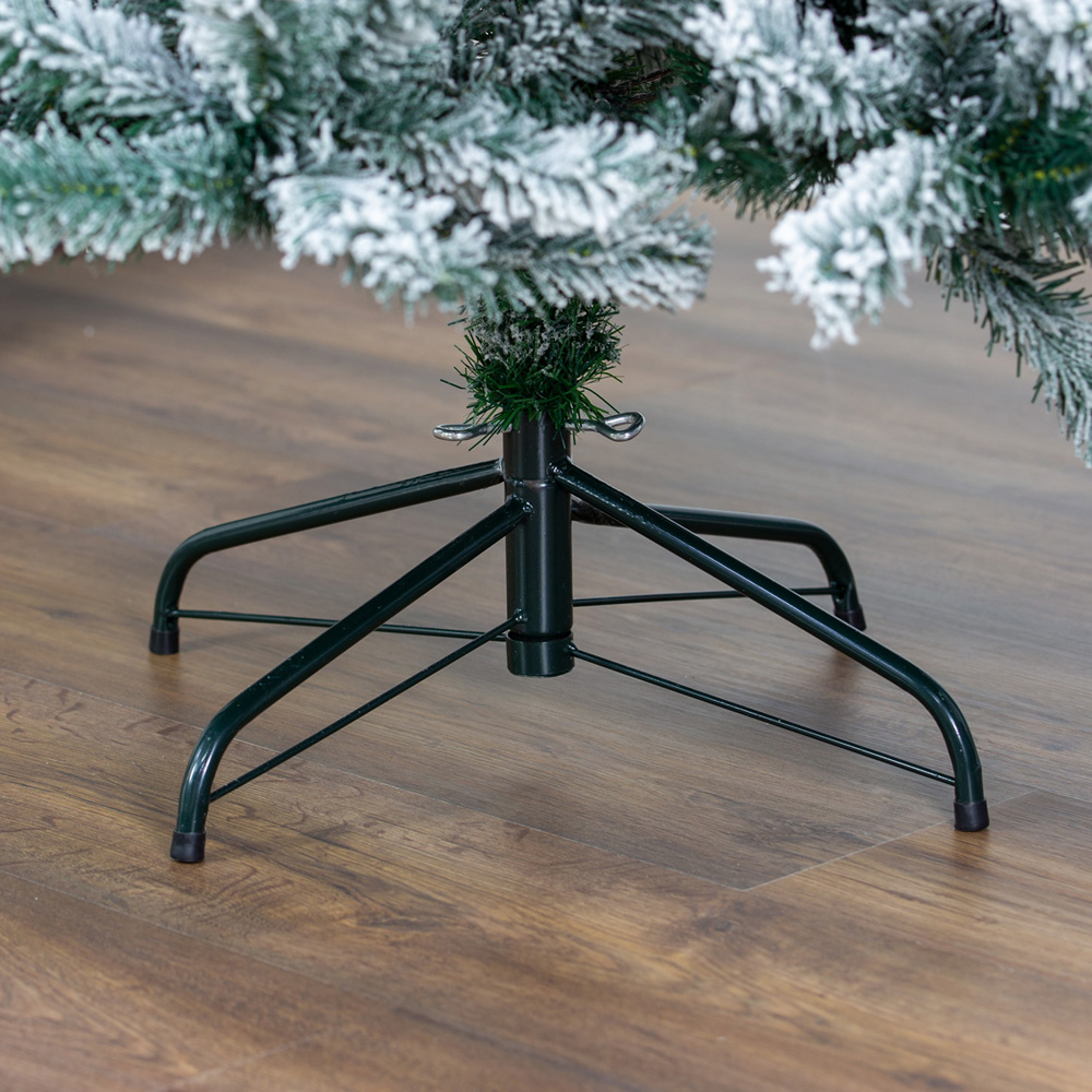 The Christmas Workshop Snowy Cone Fir Artificial Xmas Tree 6ft Image 5