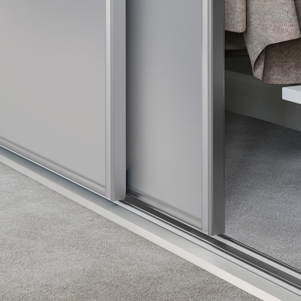 Spacepro Classic 4 Door Cashmere Panel Sliding Wardrobe Kit 2370mm Image 4