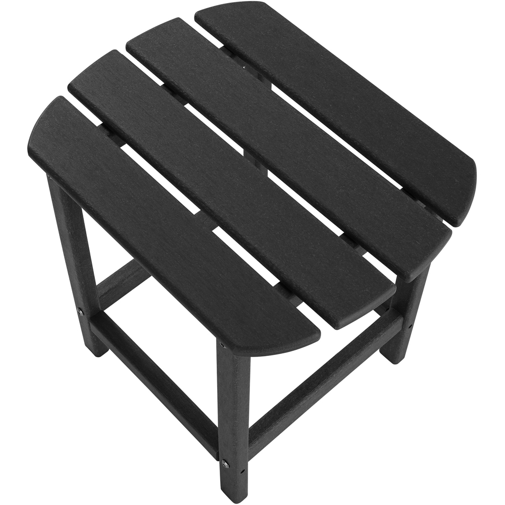 tectake Kamala Black Wood Look Side Table Image 5