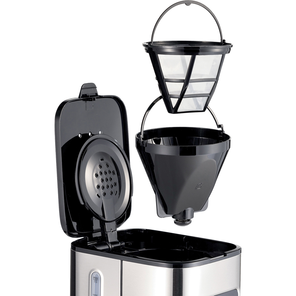 Ariete AR1398 Black Stainless Steel 1.5L Digital Filter Coffee Machine Image 7