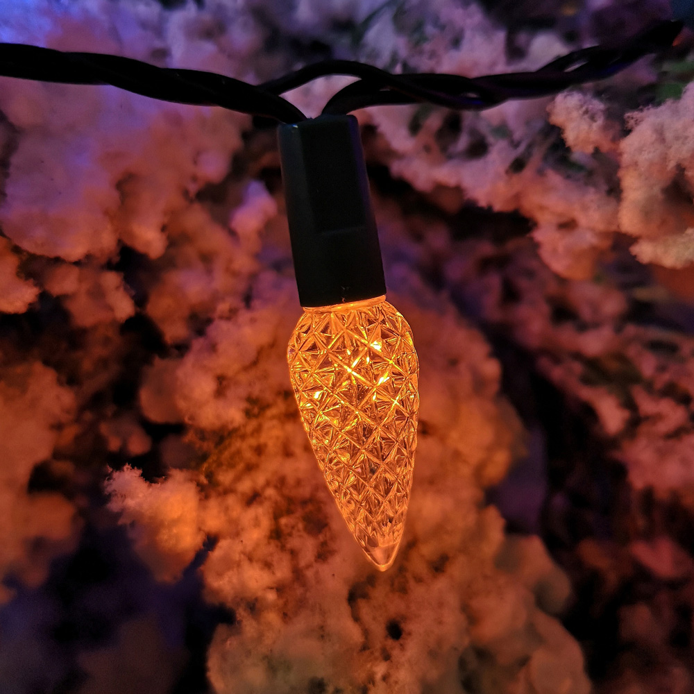 Samuel Alexander 300 Rainbow LED Green Cable Pine Cone String Lights 15m Image 9