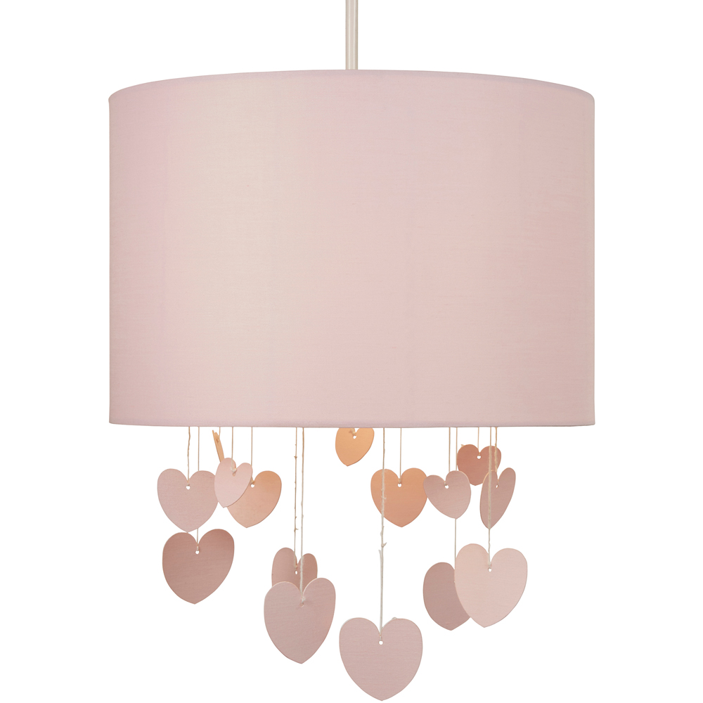 Glow Heart Mobile Easyfit Pink Pendant Shade Image 3