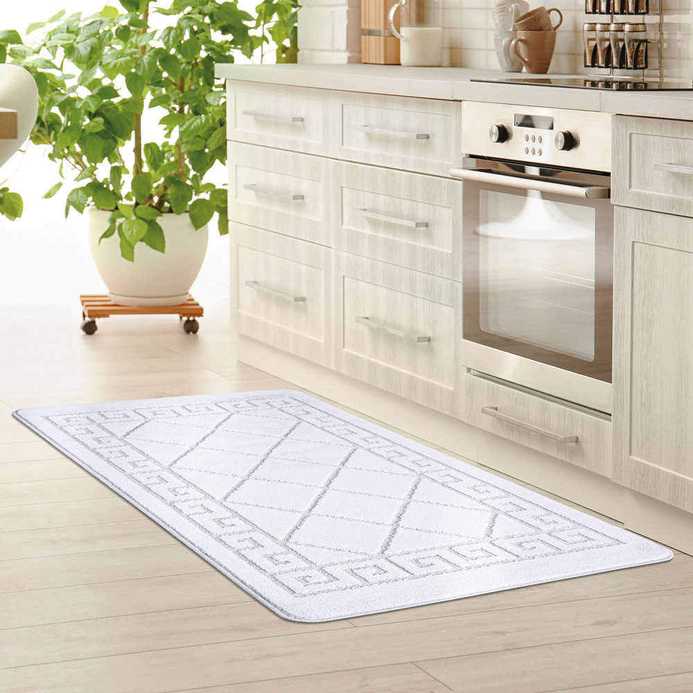 Smart Living Tribela Silver Gel Back Non-Slip Mat 60 x 110cm Image 3