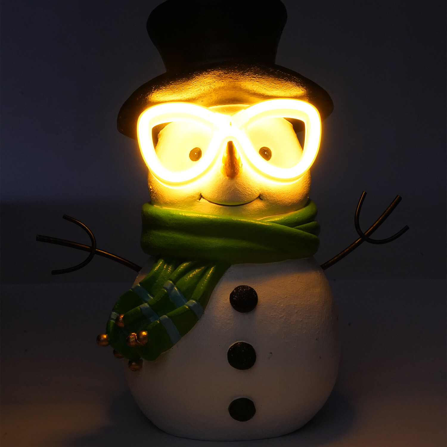 Whimsical Character with Neon Glasses - Multicolour Image 3