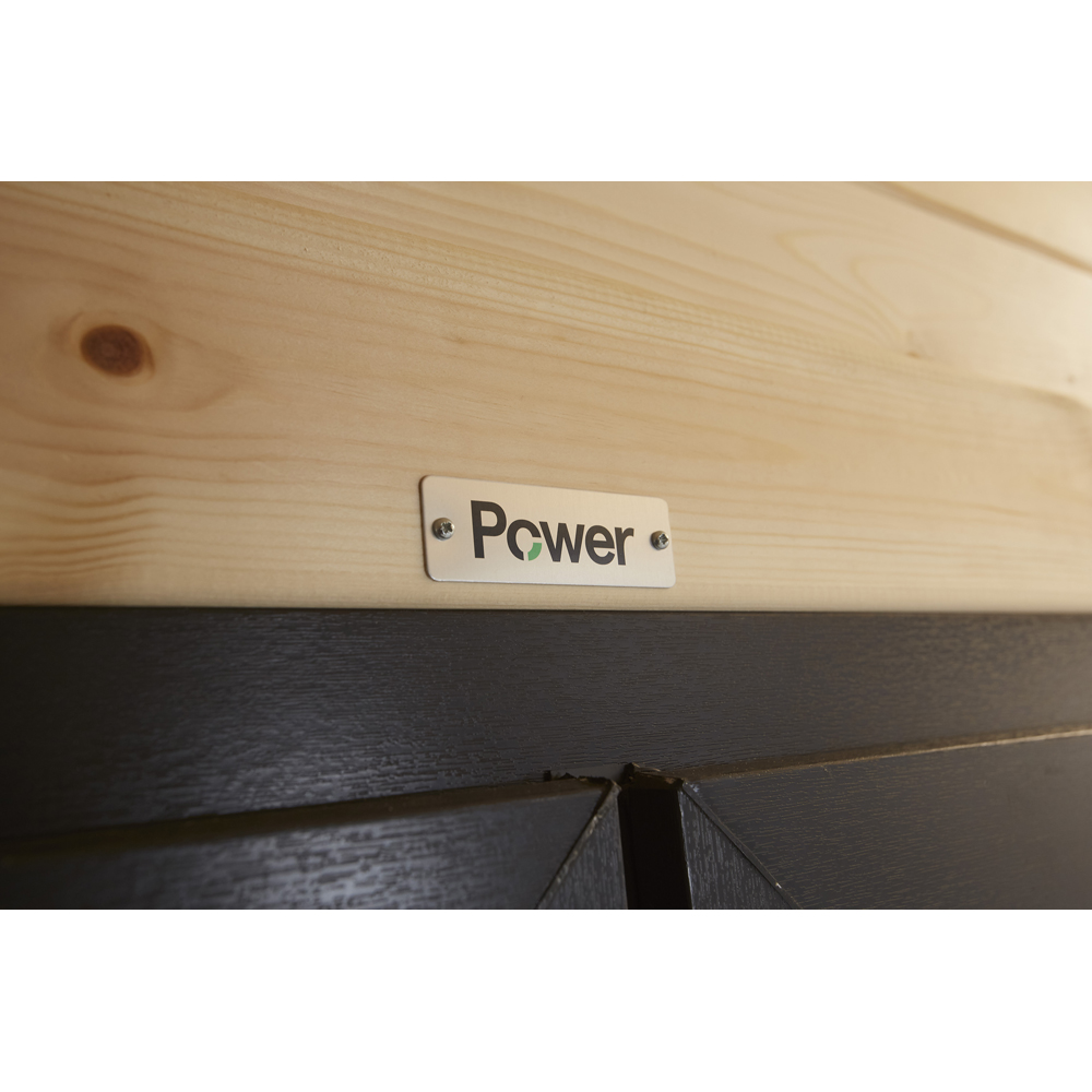 Power Sheds 18 x 18ft Left Double Door Chalet Log Cabin Image 5