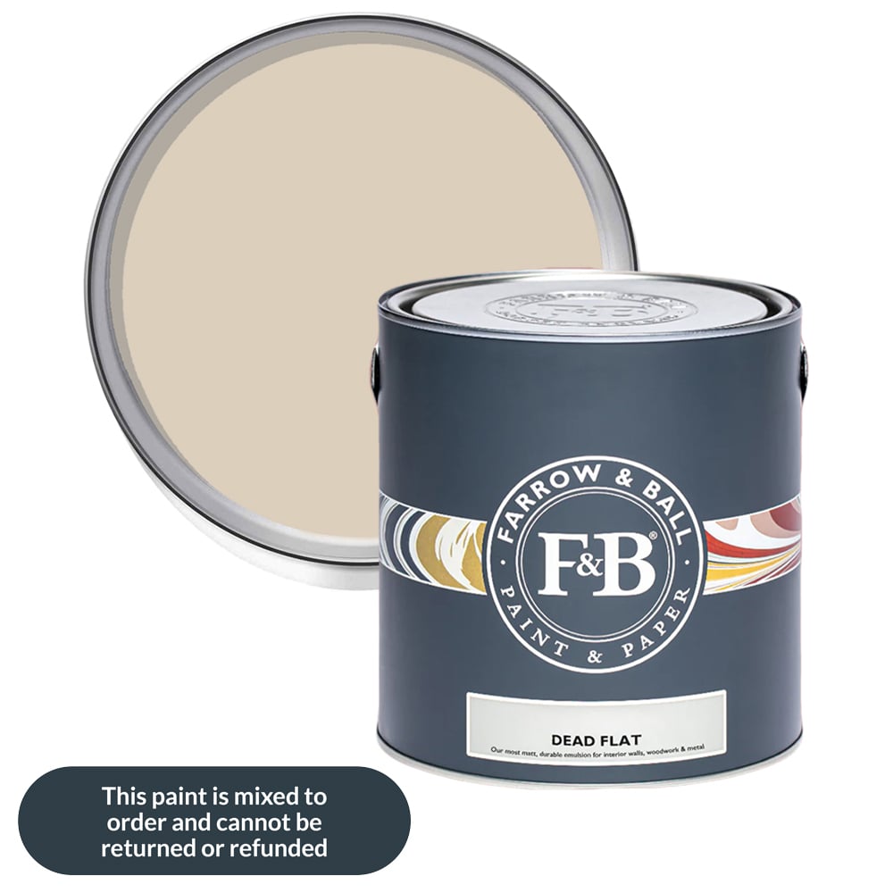 Farrow & Ball Dead Flat Joa'S White Matt Paint 2.5L Image 1