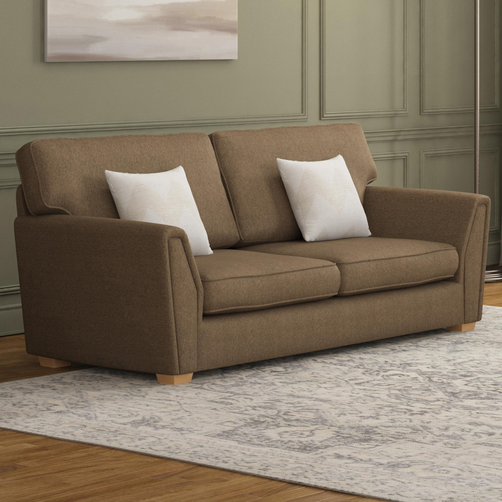 Wendleberry 5 Seater Nutmeg Venice Fixed Back Sofa Set Image 5
