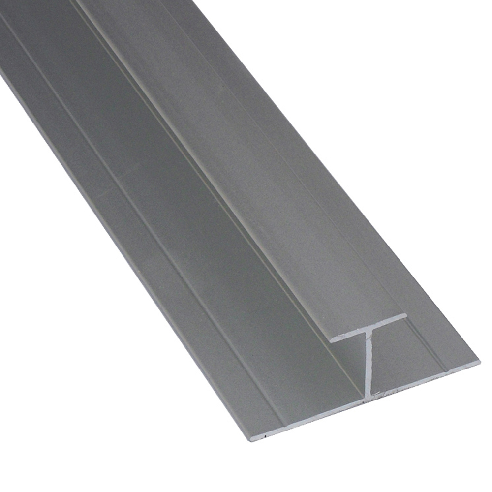 Wetwall Mermaid Satin Anodised Aluminium H Joint Trim 2420mm Image 1
