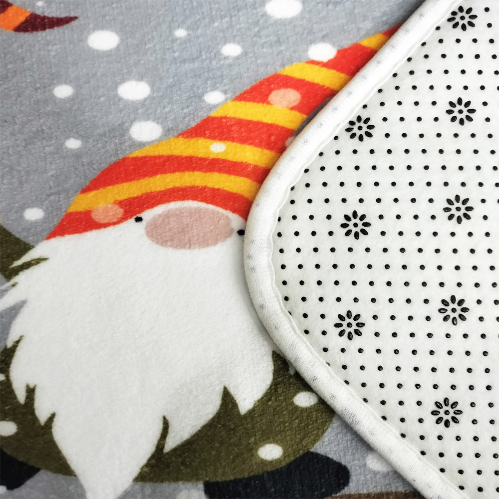 Noel Square Multicolour Singing Gonks Xmas Bath Set 2 Piece Image 3