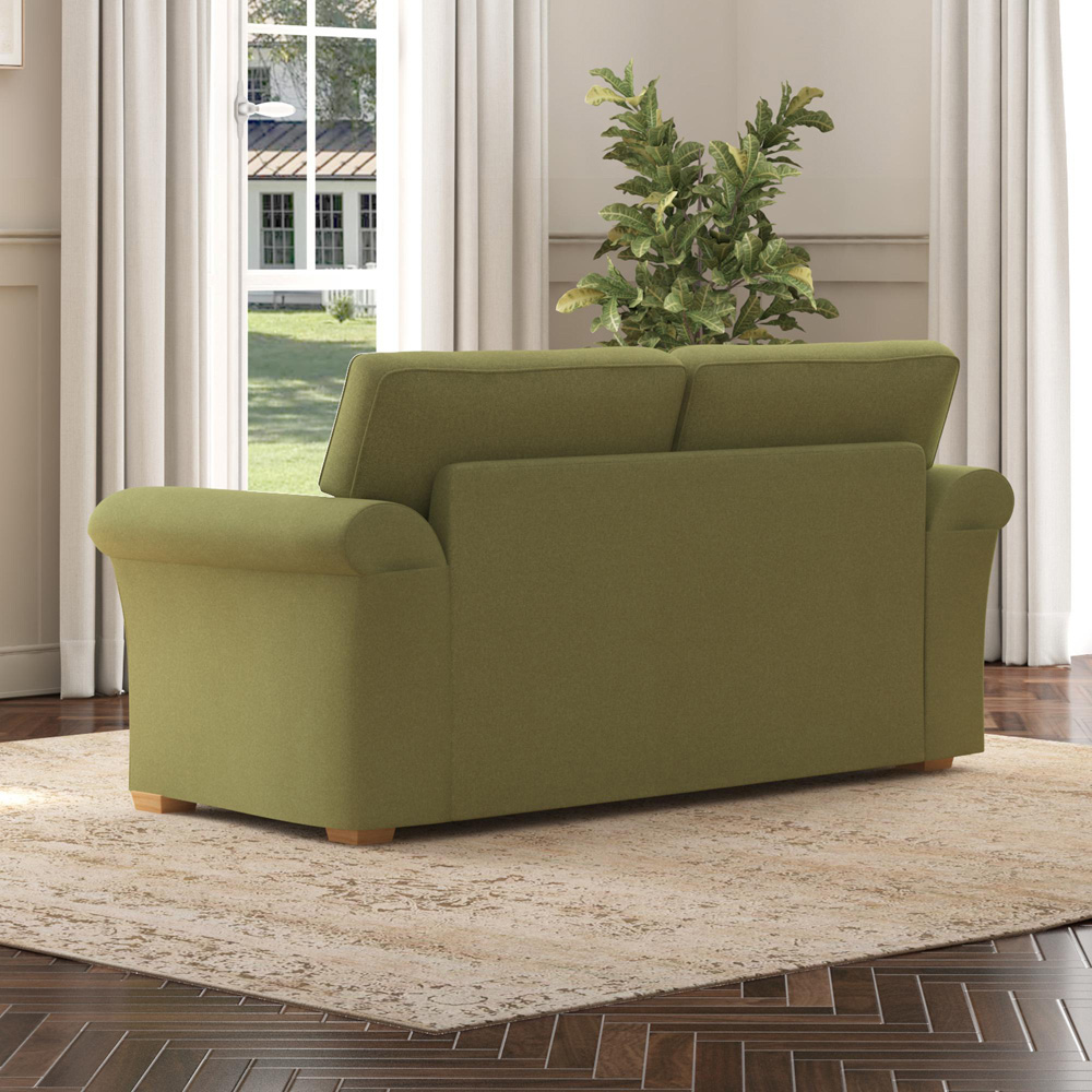 Castleacre 3 Seater Venice Olive Fixed Back Sofa Image 6