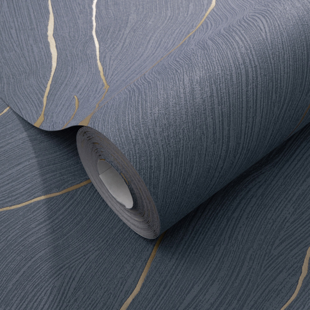 Erismann Calore Marble Blue Wallpaper Image 2