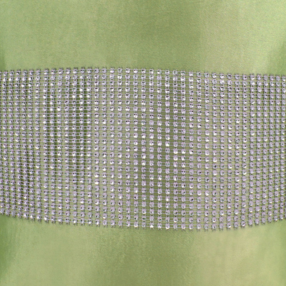 Velosso Manhattan Diamante Green Filled Cushion 43 x 43cm 2 Pack Image 2