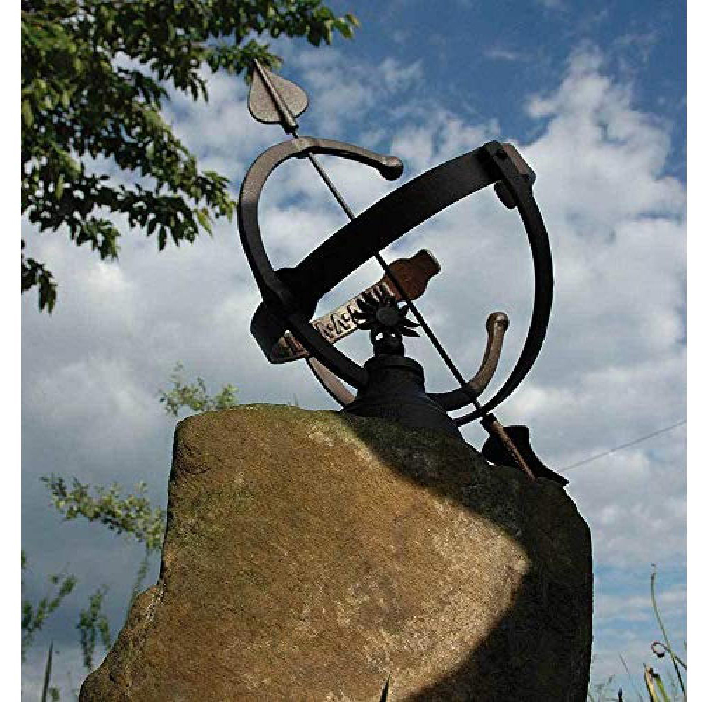 Fallen Fruits Cast Iron Armillary Garden Sundial Image 2