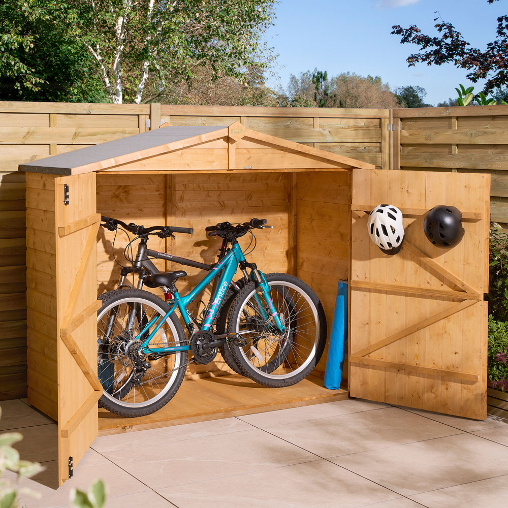 Rowlinson 5.4 x 6.1ft Shiplap Apex Wallstore with Floor Image 3