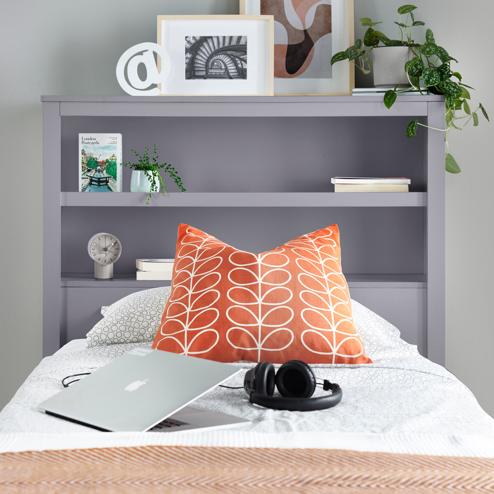 Bedmaster Enzo Single 3 Drawer Grey Wooden Storage Bed with Spring Mattress Image 4