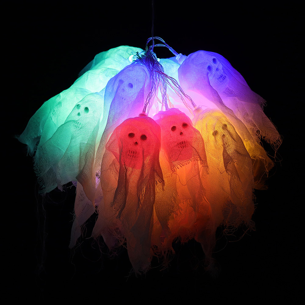 Living and Home 3m Halloween Skull 20 LED String Light Image 3