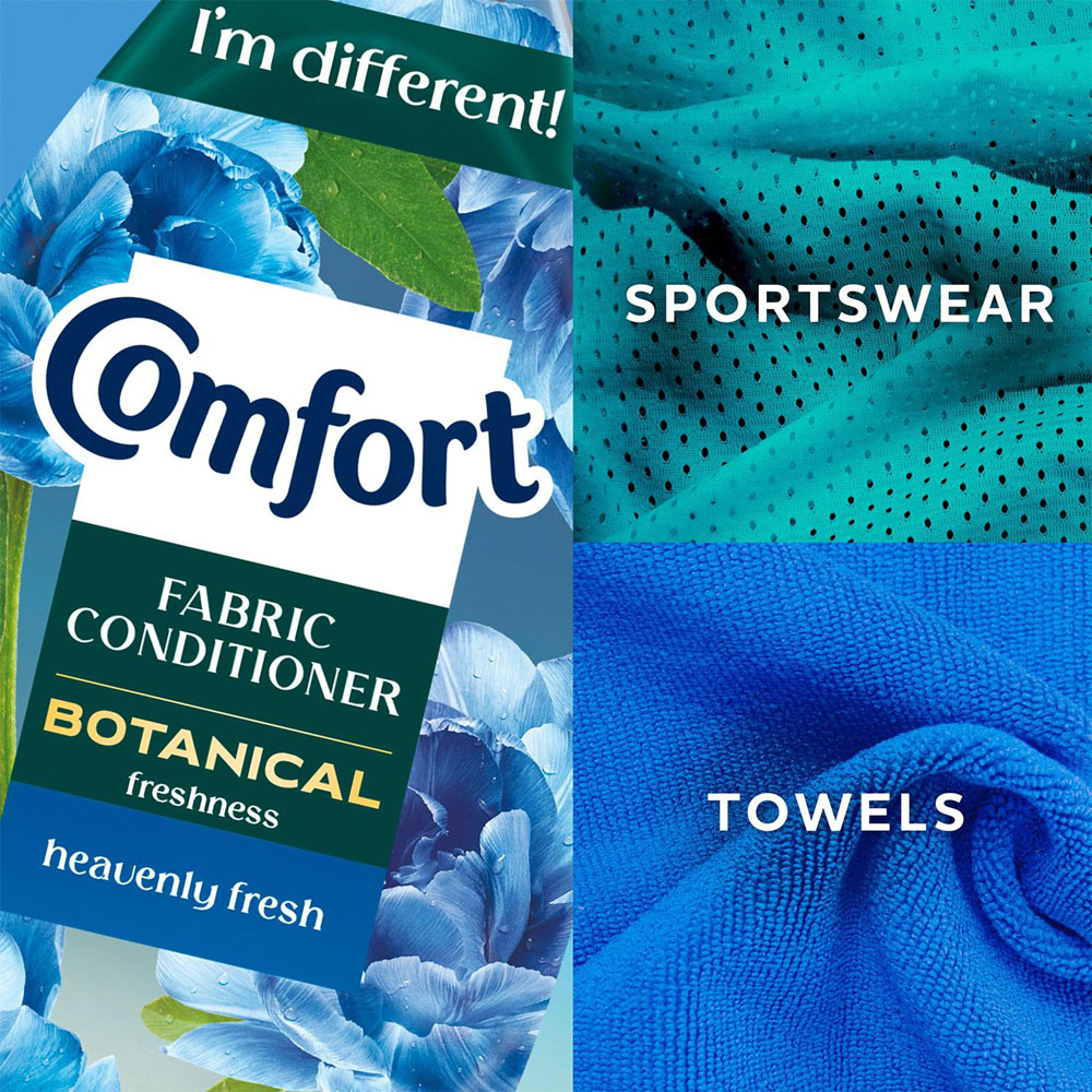 Comfort Botanical Heavenly Fresh Fabric Conditioner 64 Washes 960ml 2 Pack Image 3