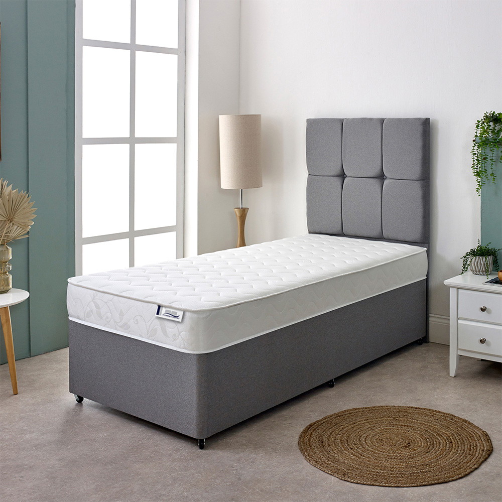 Extreme Comfort Cooltouch Colours Shorty White Memory Foam and Open Coil Spring Mattress Image 2