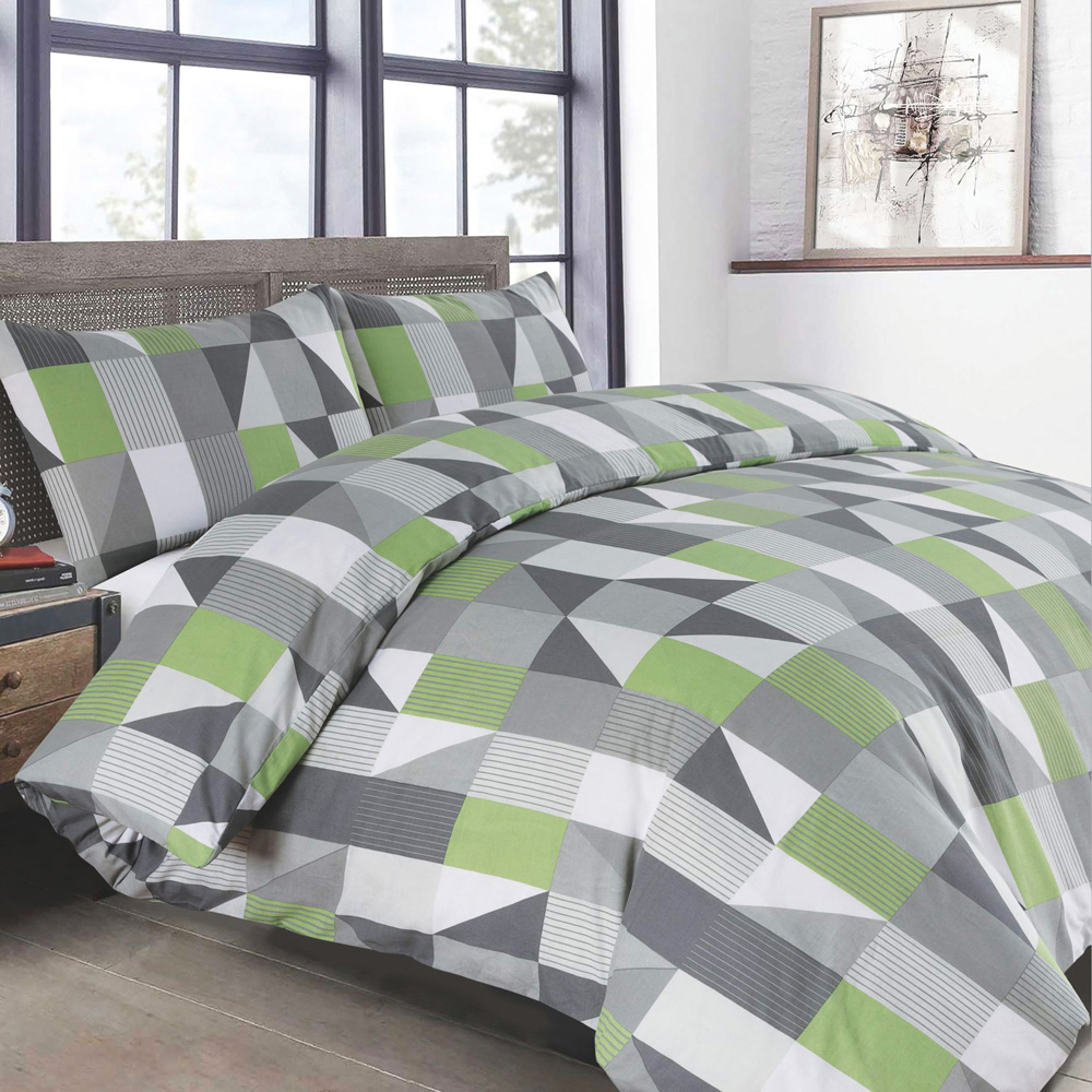 Velosso Jazz Double Sage Duvet Set Image 1