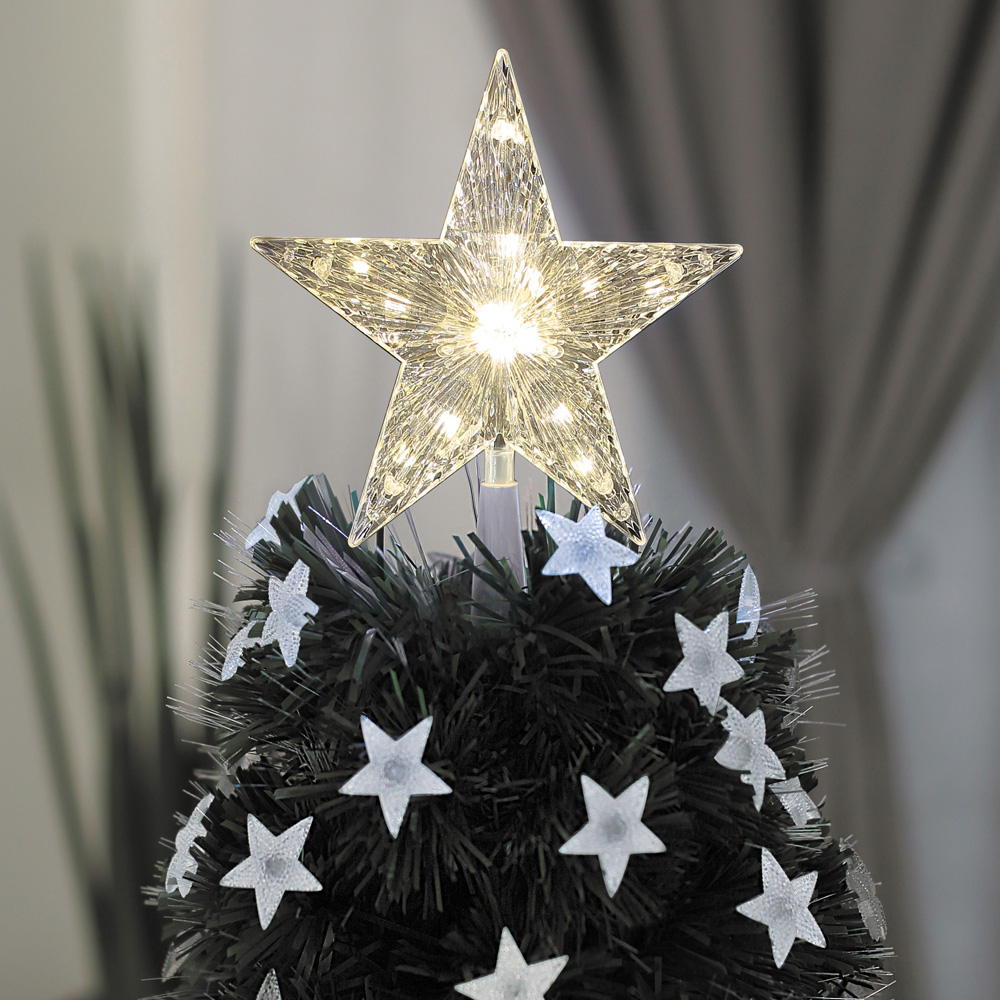 The Christmas Workshop Warm White LED Star Tree Topper  Image 2
