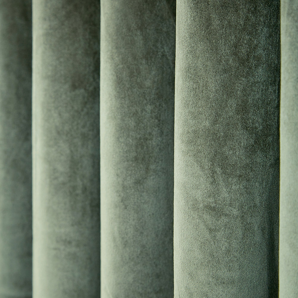 Helena Springfield Escala Lined Sage Curtains 168 x 183cm Image 3