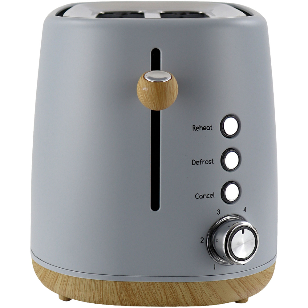 Statesman SKT05090GY Grey Scandi Design 2 Slice Toaster 900W Image 4
