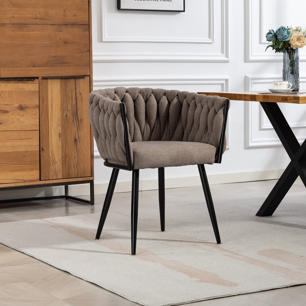 Artemis Home Aneta Set of 2 Brown Dining Chairs Image 4