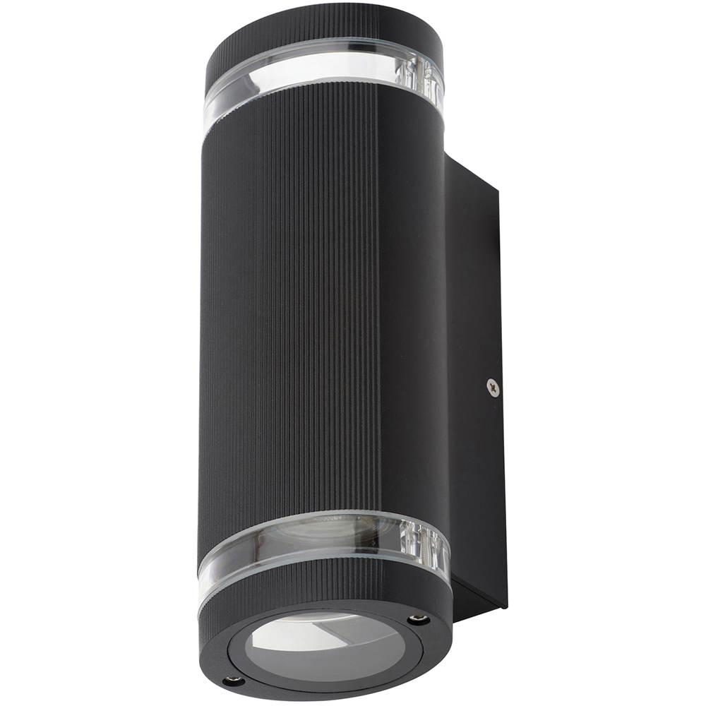 Zink Hazel 2 Light Black Up and Down Wall Light Image 1