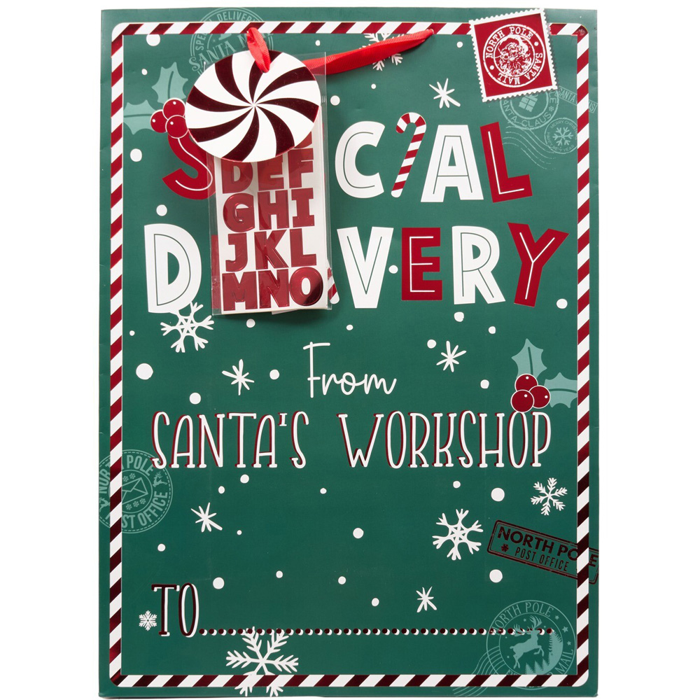 Special Delivery from Santa's Workshop Gift Bag Extra Large Image 3
