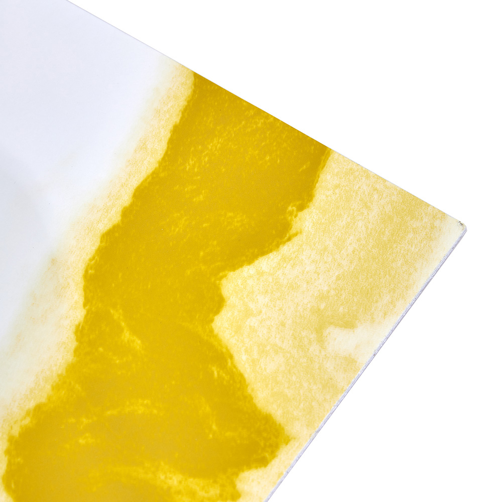 Living and Home Marble Patterned Yellow PVC Self Adhesive Wall Sticker 10 Pack Image 6