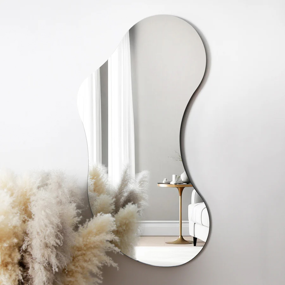 HGD Lesina Frameless Wall-Mounted Pond Mirror 120 x 70cm Image 2