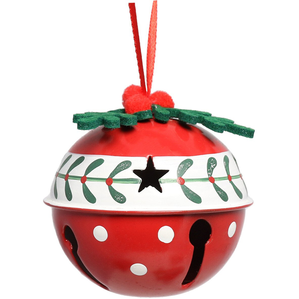 Christmas Hanging Bell - Red Image 2