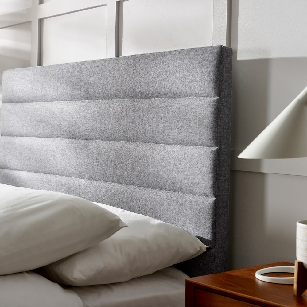 Julian Bowen Merida King Size Grey Ottoman Bed Image 6