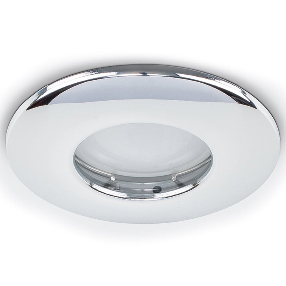 ValueLights Chrome IP65 Cool White LED Ceiling Downlight 10 Pack Image 3