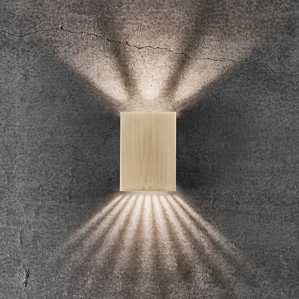 Nordlux Fold 10 Brass Wall Light Image 2