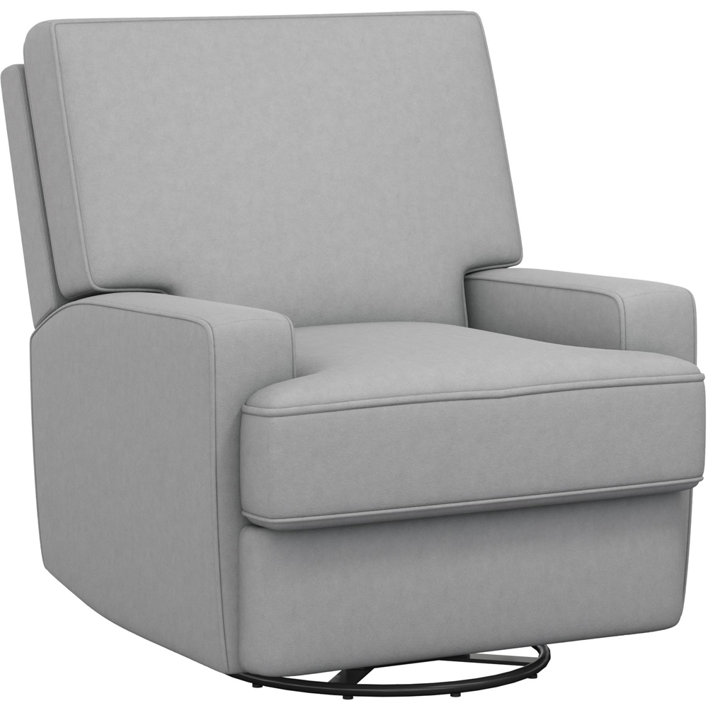 Dorel Rylan Grey Swivel and Gliding Recliner Chair Image 2