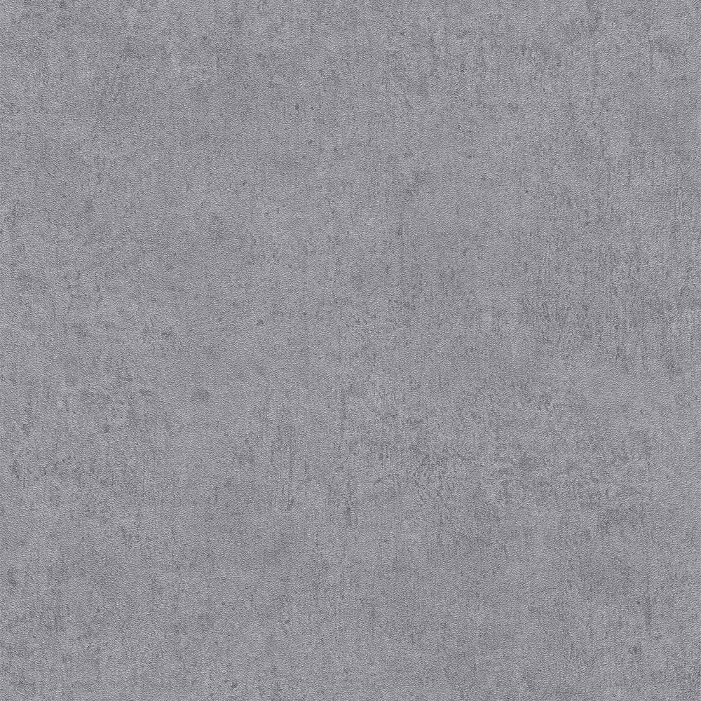 Erismann Savannah Textured Plain Non Woven Grey Wallpaper Image 1