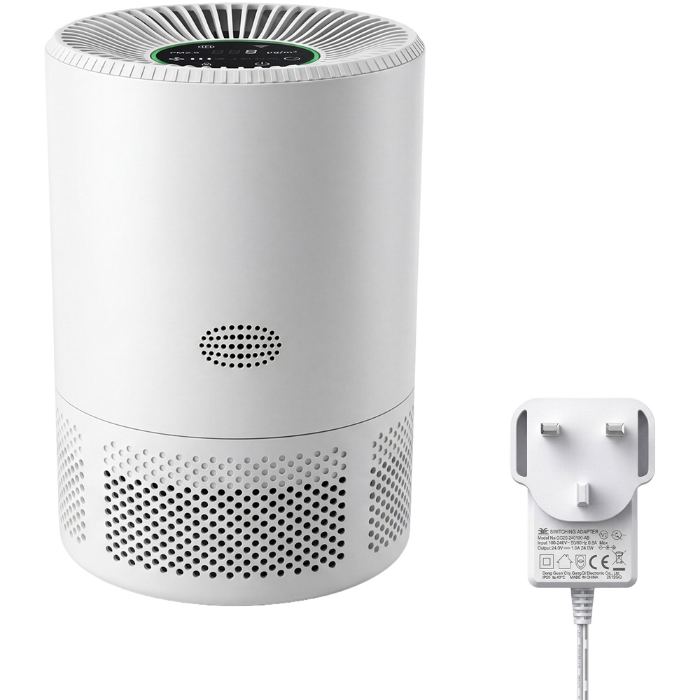 Spector White Smart Air Purifier with Quiet Sleep Mode Image 3