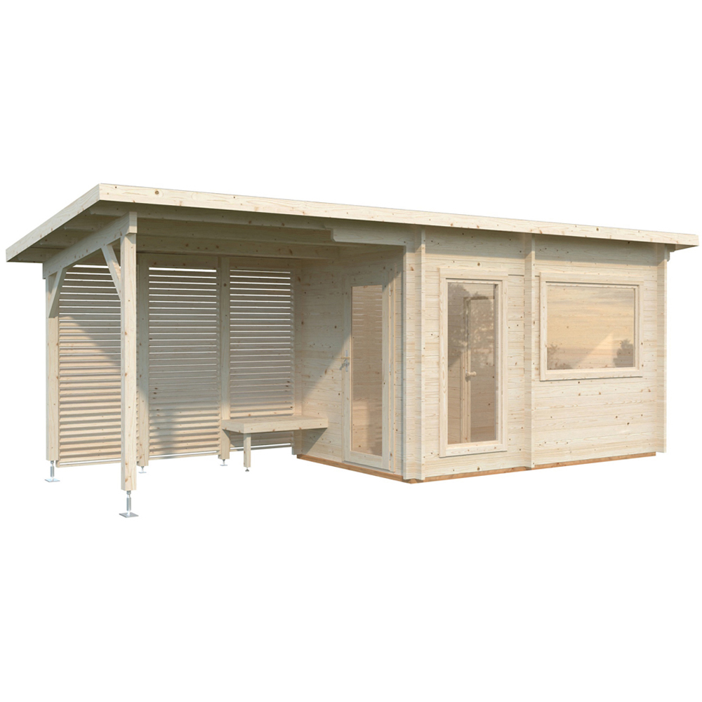 Palmako Sanna 21.6 x 8.8ft Pent Outdoor Sauna Image 3