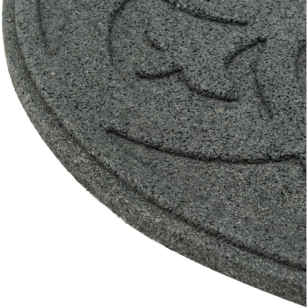 Primeur 46cm Grey Scroll Reversible Stepping Stone 4 Pack Image 3
