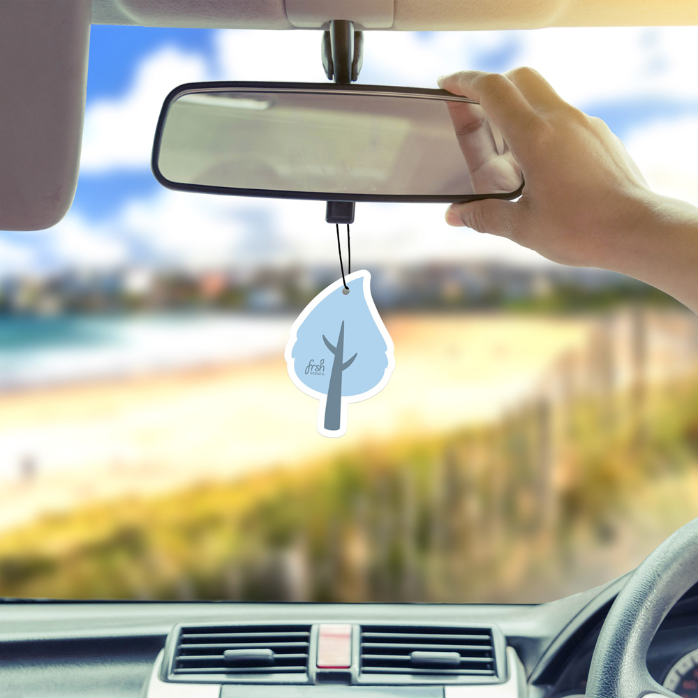 Frsh Scents Leaf Shaped Car Air Freshener Arctic Ice Image 2