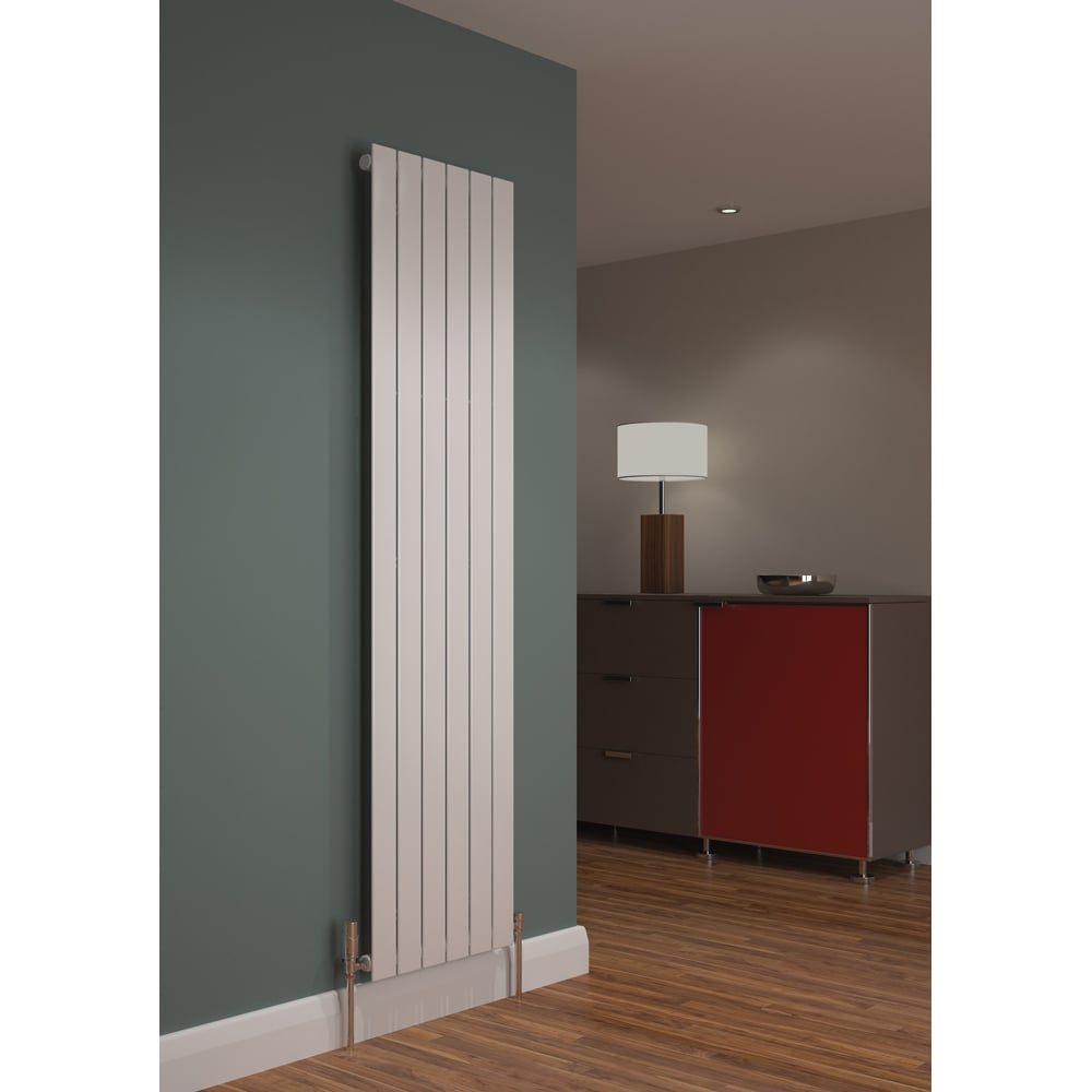 Henrad by Stelrad Verona White Vertical Radiator 1800 x 592mm Image 2