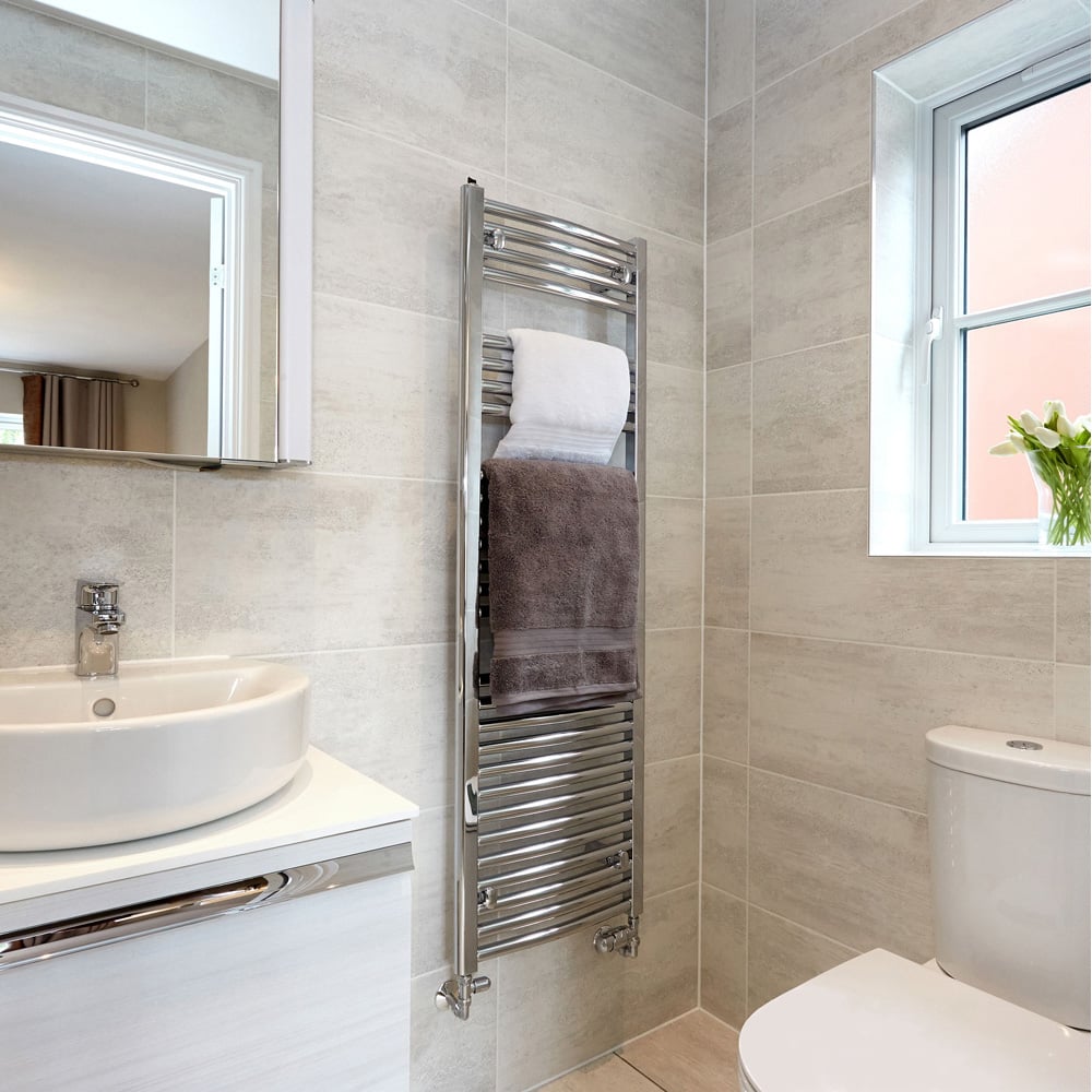 Johnson Tiles Ashlar Weathered White Rectified Wall Tile Sample 600 x 300mm Image 1