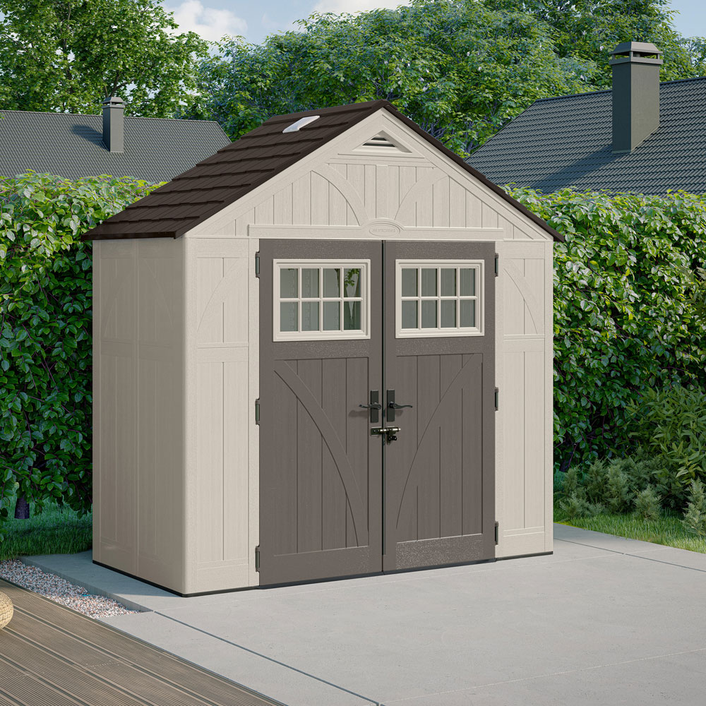 Suncast Tremont 8 x 4ft Apex Storage Shed Image 2