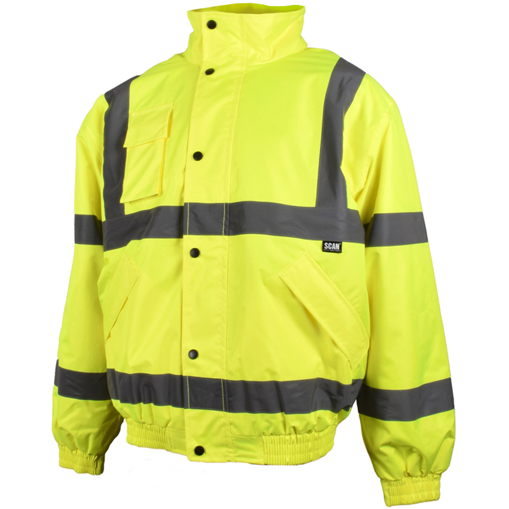 Scan Hi Visibility Bomber Jacket XL Yellow Image 1