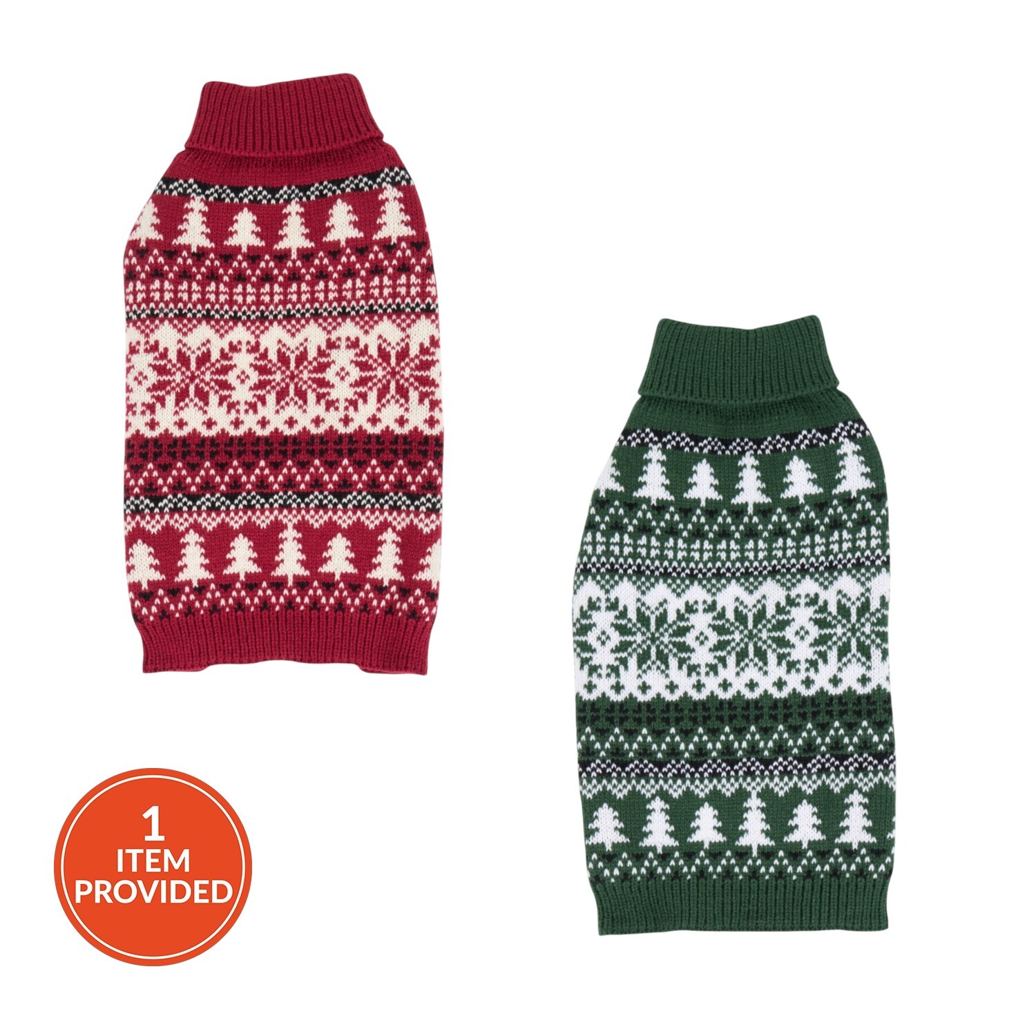 Fair Isle Dog Jumper S Image 1