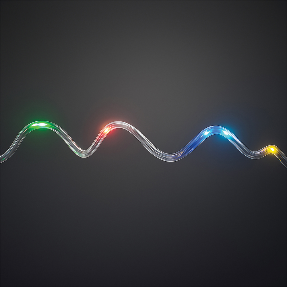 Xmas Haus 100 Multicolour LED Rope Light 10m Image 2