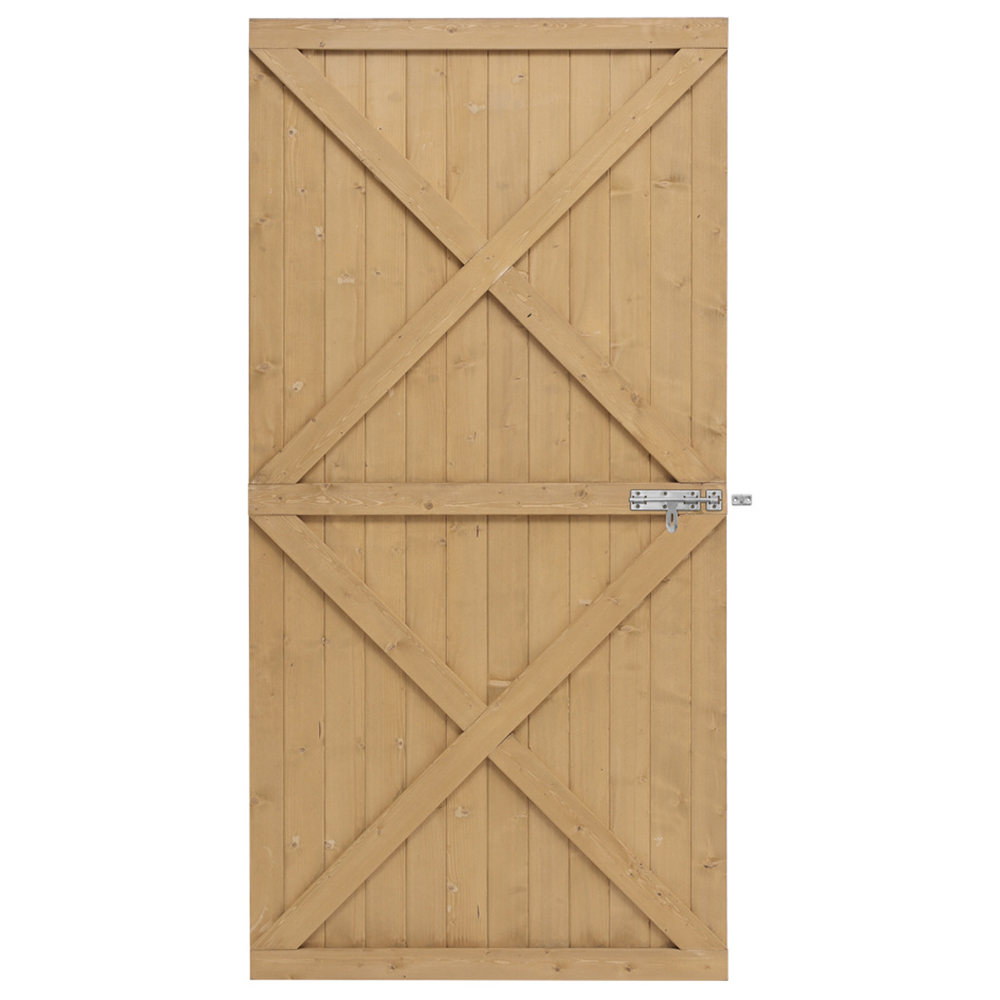 Living and Home 6 x 3.2ft Wooden Garden Side Gate with Latch Image 3