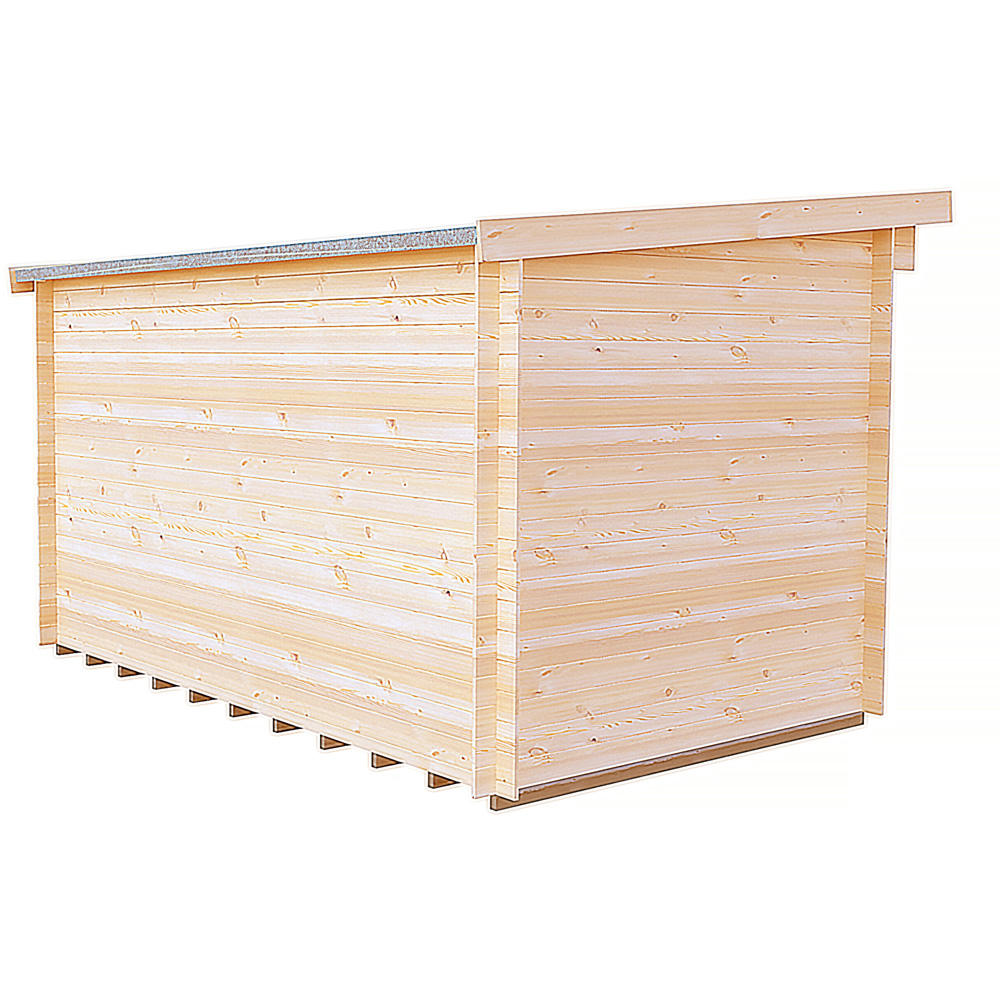 Shire Edgefield 13 x 8ft Apex Garden Log Cabin Image 3